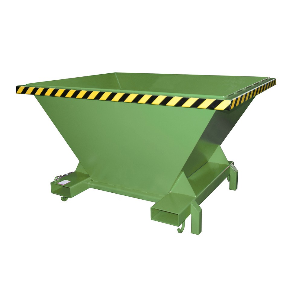 Número de imagen del producto 1: Bauer® Embudo de llenado para bolsas de transporte BIG BAG, alto H x An x F 990 x 1.710 x 1.320 mm, RAL 6011 verde reseda