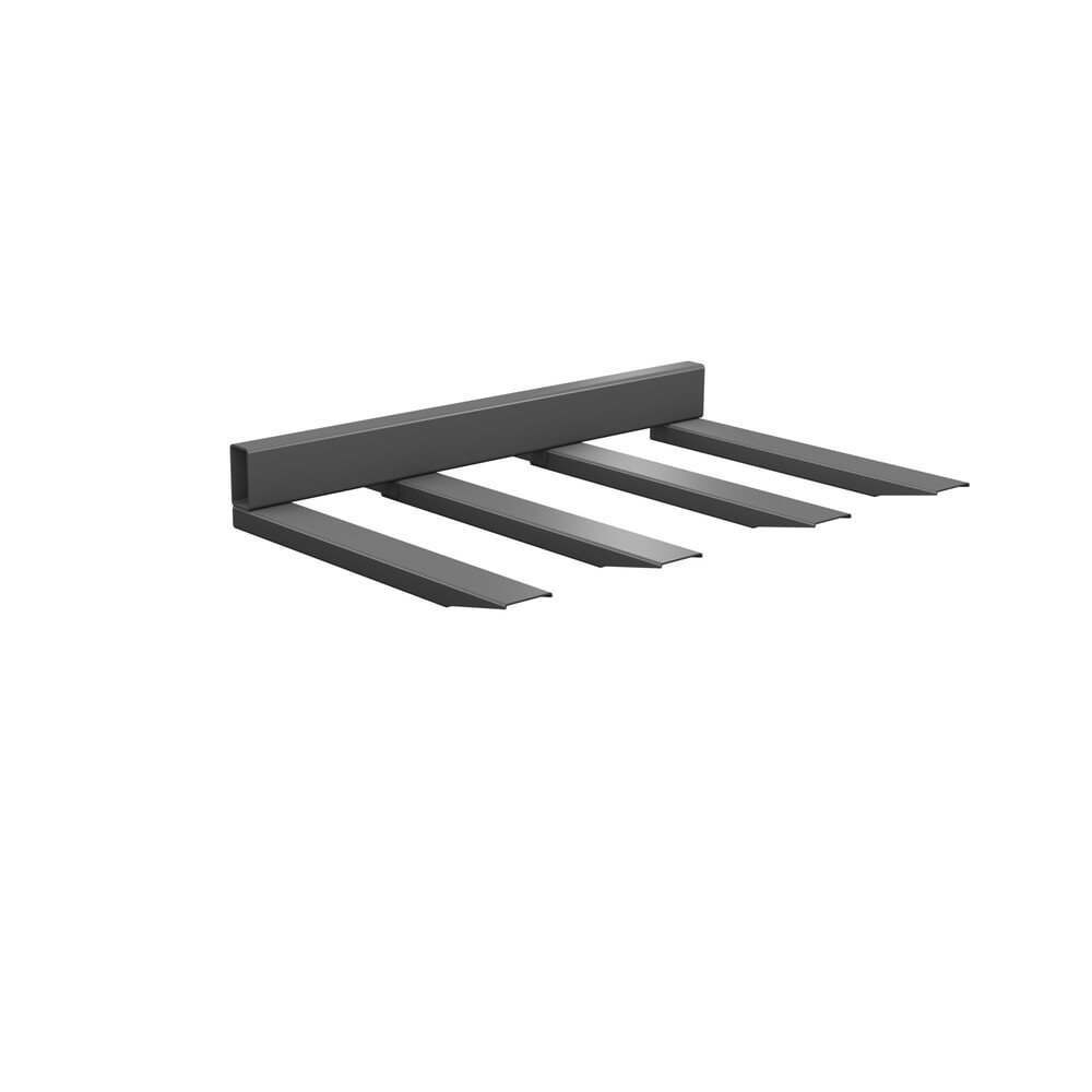 Número de imagen del producto 1: Bauer® Travesaño largo, pintado, capacidad de carga 1.500 kg, gris ratón