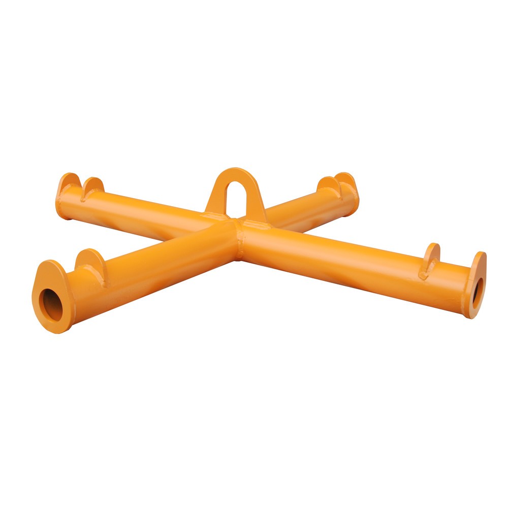 Número de imagen del producto 1: Bauer® Travel para BIG BAG, soporte de grúa, capacidad de carga 2.000 kg, pintado, RAL 2000 amarillo naranja