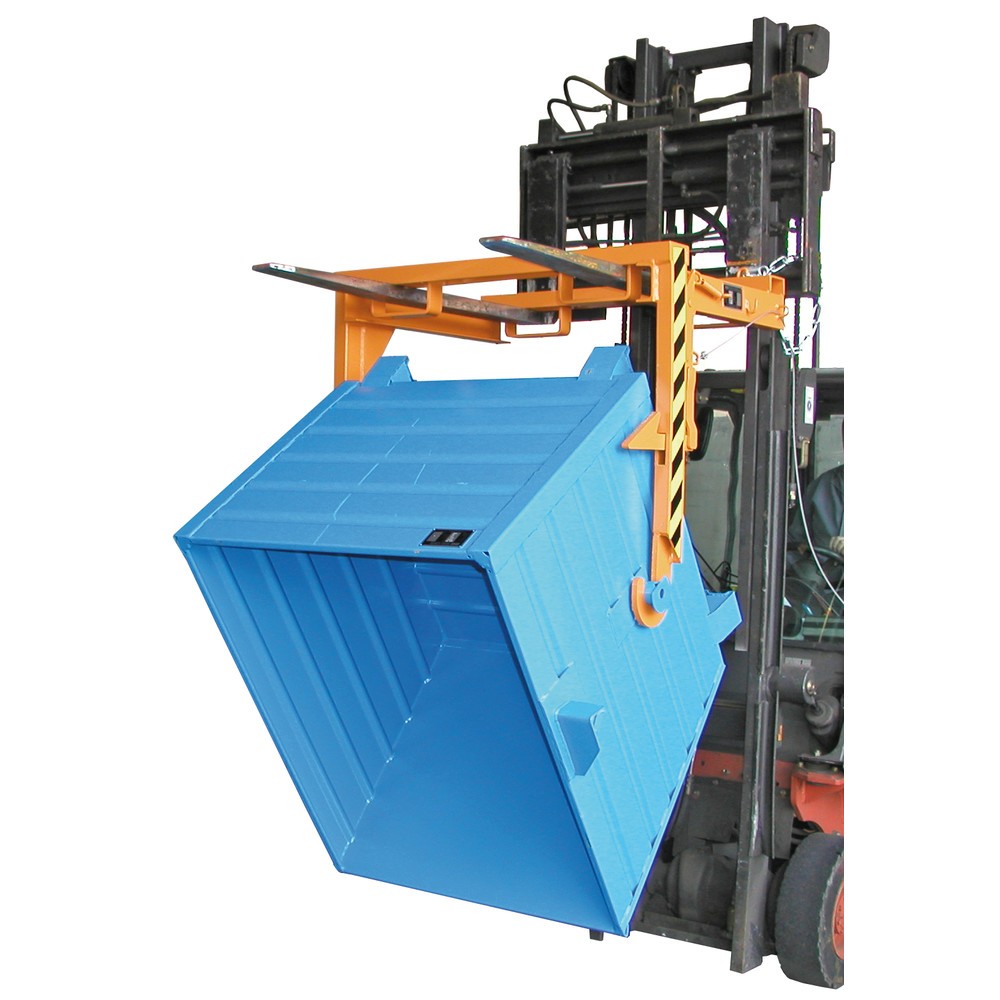 Número de imagen del producto 1: Bauer® Travesaño para volquetes apilables, volumen 0,3 m³, RAL 2000 amarillo naranja