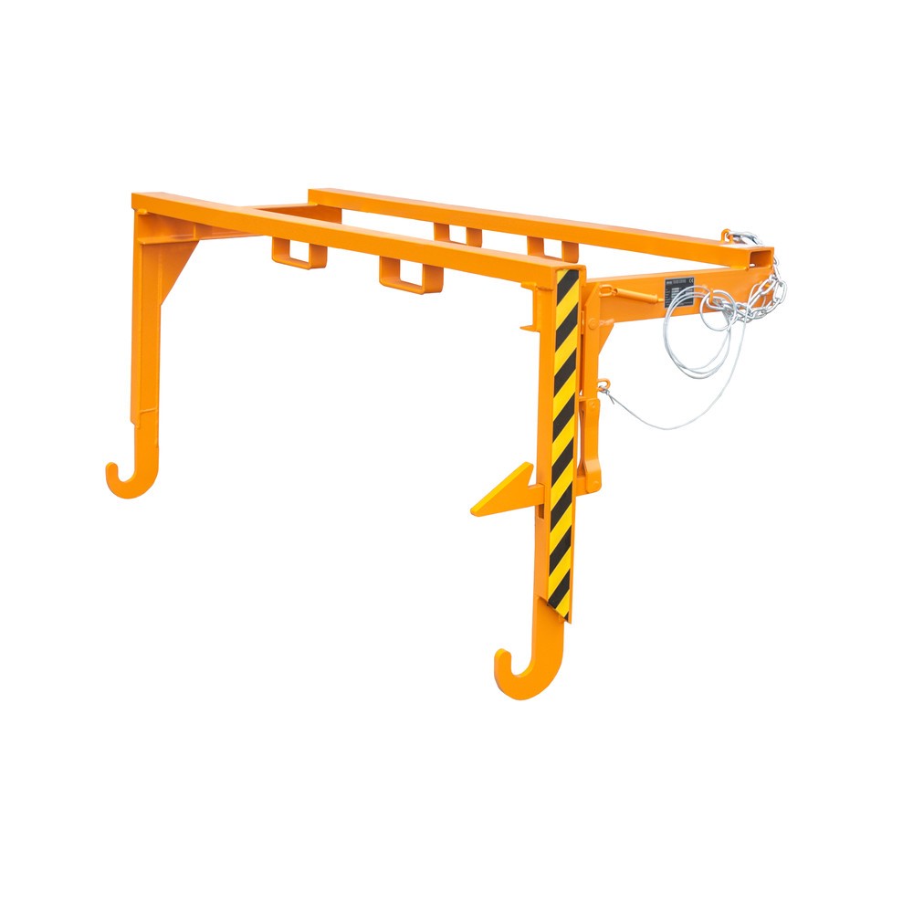 Imagen del producto: Bauer® Travesaño para volquetes apilables, volumen 2 m³, RAL 2000 amarillo naranja