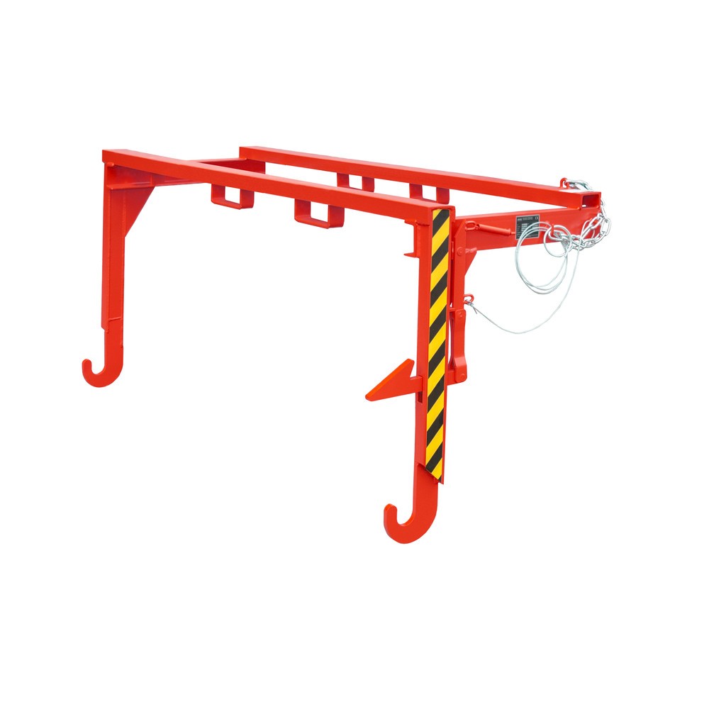 Imagen del producto: Bauer® Travesaño para volquetes apilables, volumen 2 m³, RAL 3000 rojo fuego