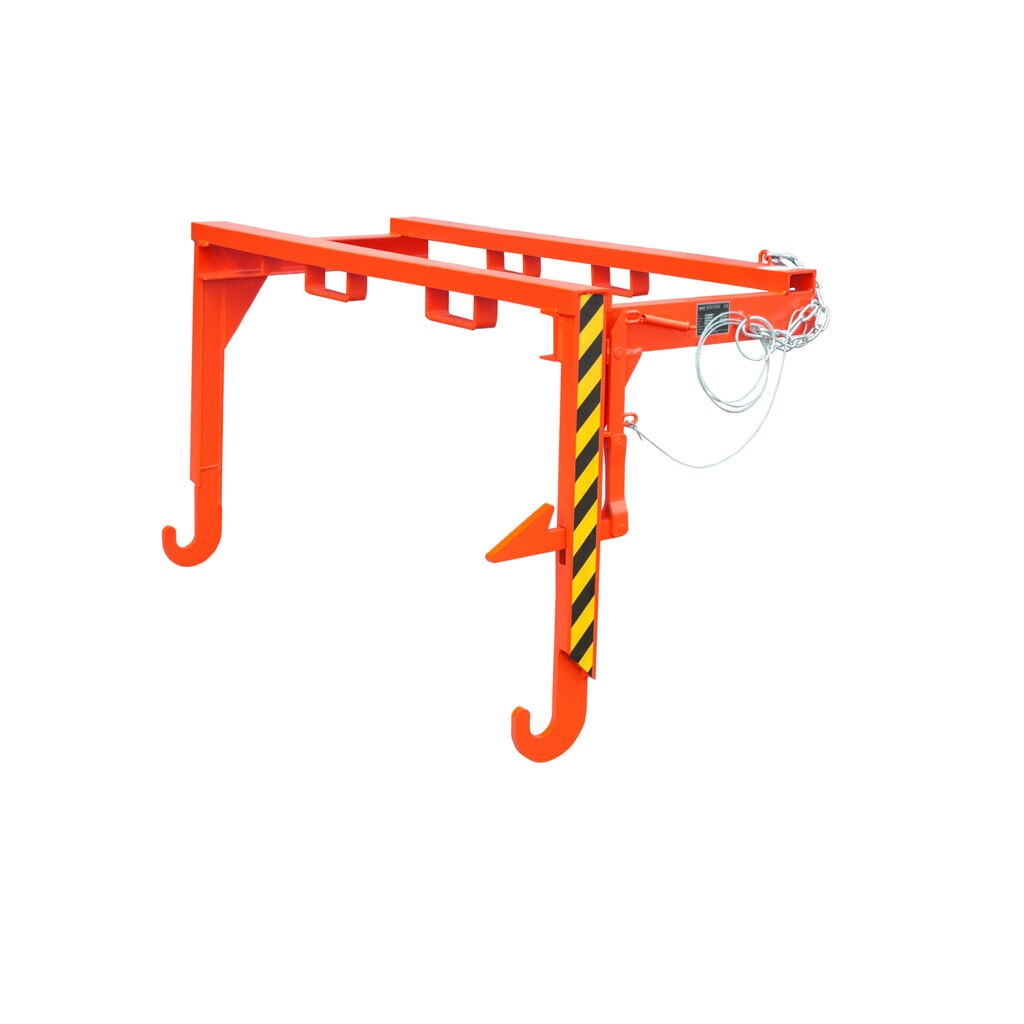 Bauer® Travesaño para volquetes apilables, volumen 1,5 m³, RAL 3000 rojo fuego Imagen del producto: Bauer® Travesaño para volquetes apilables, volumen 1,5 m³, RAL 3000 rojo fuego