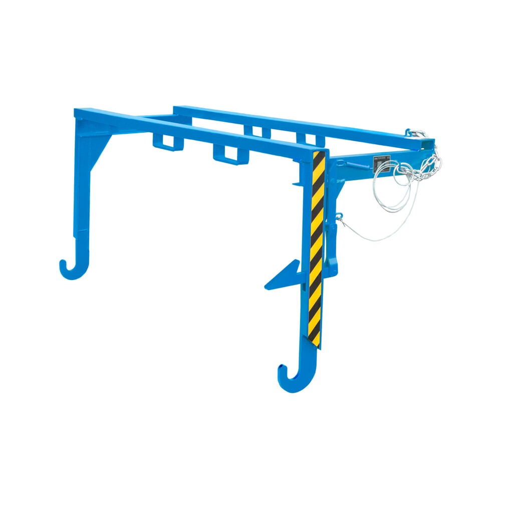 Bauer® Travesaño para volquetes apilables, volumen 2 m³, RAL 5012 azul luminoso Imagen del producto: Bauer® Travesaño para volquetes apilables, volumen 2 m³, RAL 5012 azul luminoso