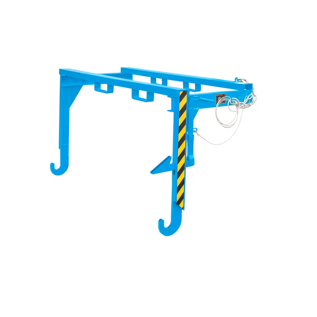 Bauer® Travesaño para volquetes apilables, volumen 1,5 m³, RAL 5012 azul luminoso Imagen del producto: Bauer® Travesaño para volquetes apilables, volumen 1,5 m³, RAL 5012 azul luminoso