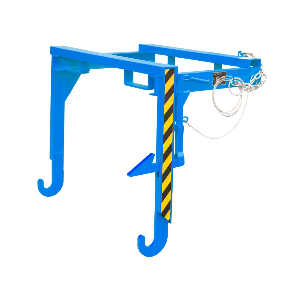 Número de imagen del producto 1: Bauer® Travesaño para volquetes apilables, volumen 0,9 m³, RAL 5012 azul luminoso