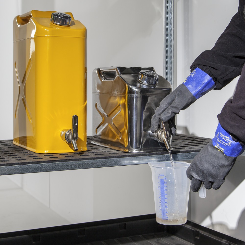 Número de imagen del producto 3: Bidón de seguridad, acero inoxidable, con llave, 10 l