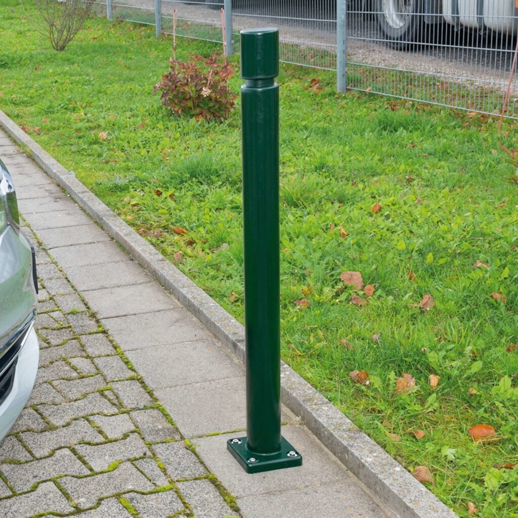 Número de imagen del producto 6: Bolardo CITY MORAVIA FLEX, para fijar con tacos, de TPU, HxØ 1.000 x 80 mm, verde