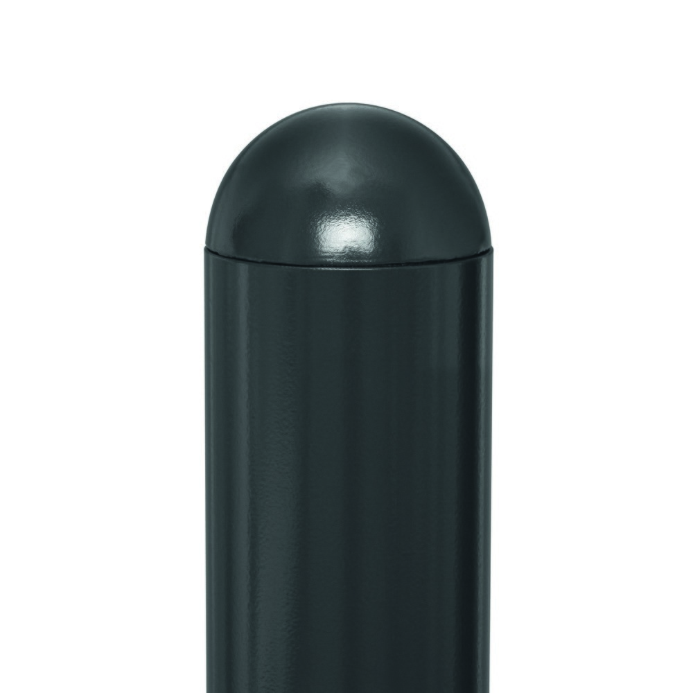 Número de imagen del producto 4: Bolardo urbano VIENNA, tubo redondo Ø 108 mm, para engarzar en hormigón incl. funda de tierra, desmontable, sin ojal de cadena