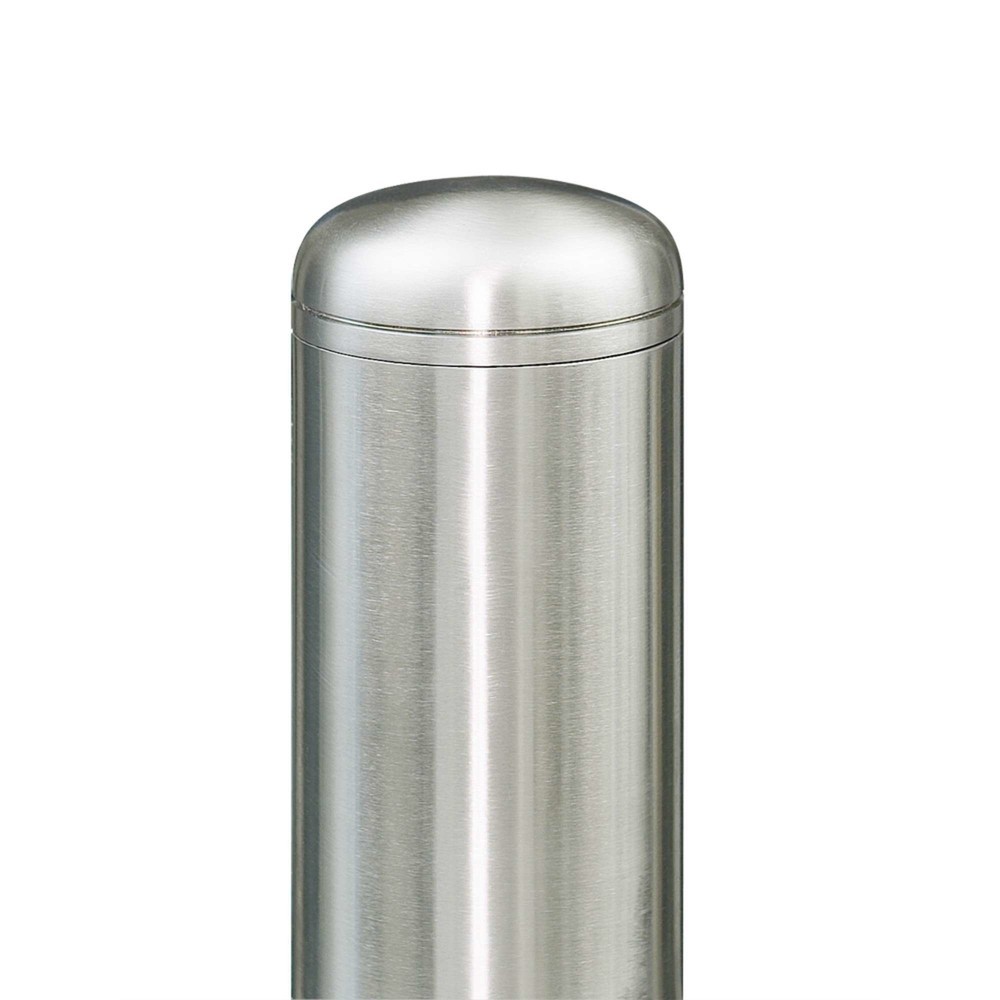 Número de imagen del producto 4: Bolardo de acero inoxidable MORAVIA MILANO, para fijar con tacos, posición fija, HxØ 931 x 102 mm