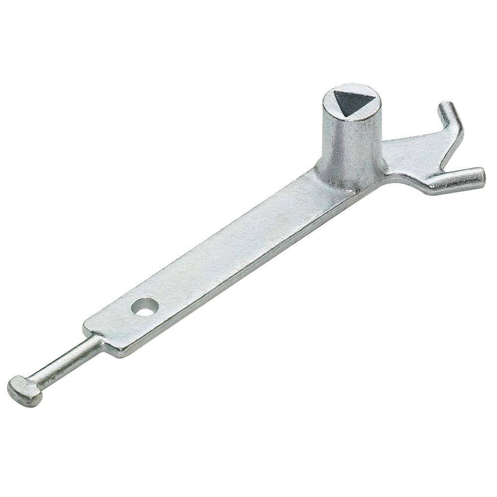 Número de imagen del producto 4: Bolardo de acero inoxidable MORAVIA MILANO, extraíble con camisa para el suelo, cerradura triangular, HxØ 925 (+260) x 60 mm