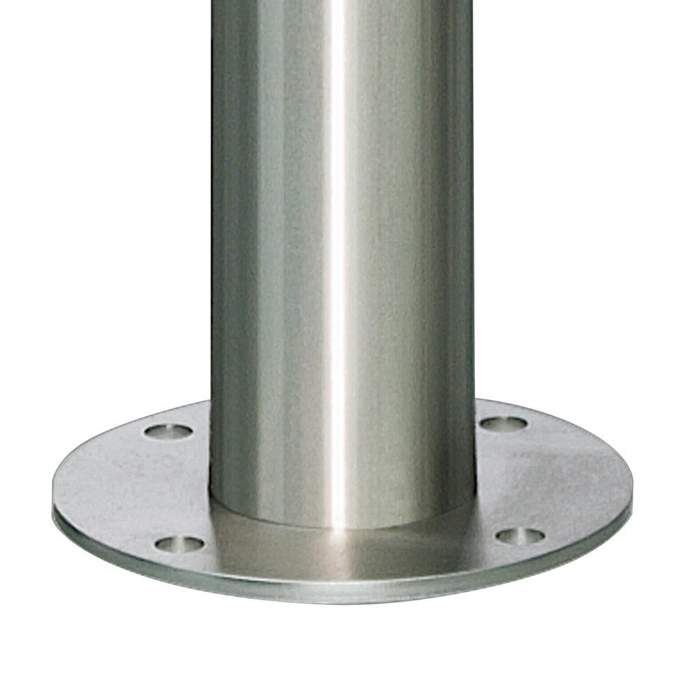 Número de imagen del producto 5: Bolardo de acero inoxidable MORAVIA MILANO, para fijar con tacos, posición fija, HxØ 931 x 102 mm