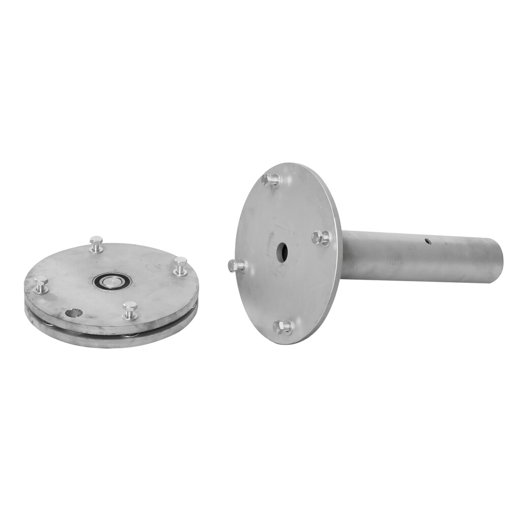 Número de imagen del producto 2: Bolardo de protección antichoques giratorio MORAVIA Swing, para aplicación en interiores, HxØ 700 x 159 mm