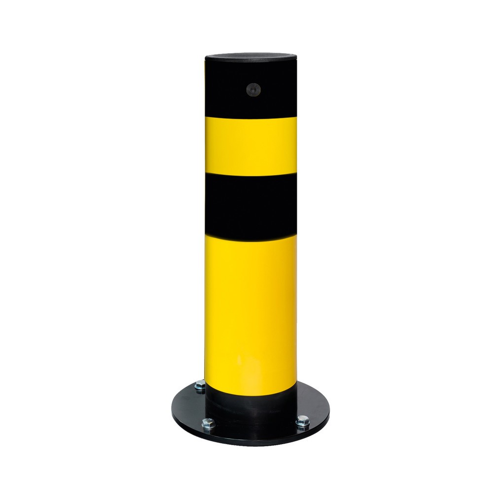 Número de imagen del producto 2: Bolardo de protección antichoques basculante MORAVIA Swing, para aplicación en interiores, altura 655 mm, Ø 159 mm