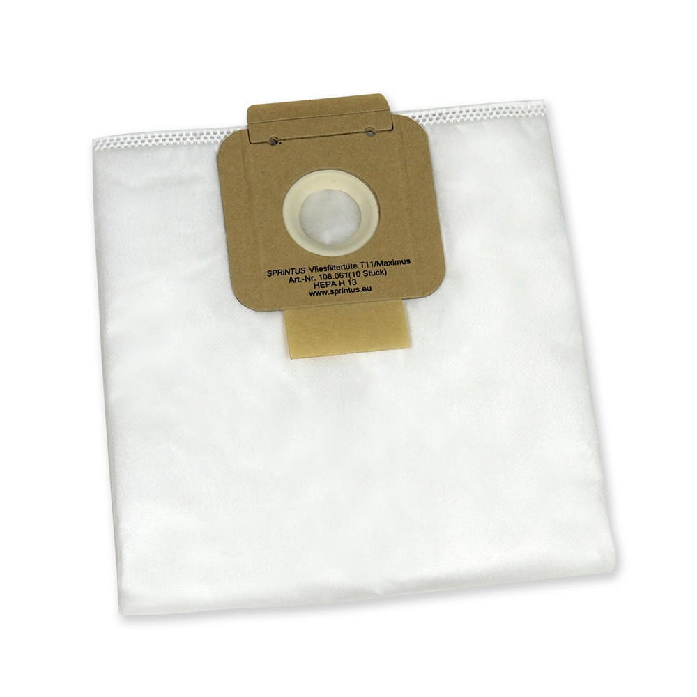 Imagen del producto: Bolsa de filtro de fieltro para aspirador en seco T11 EVO y Maximus PT, 9 litros, 10 ud/UV