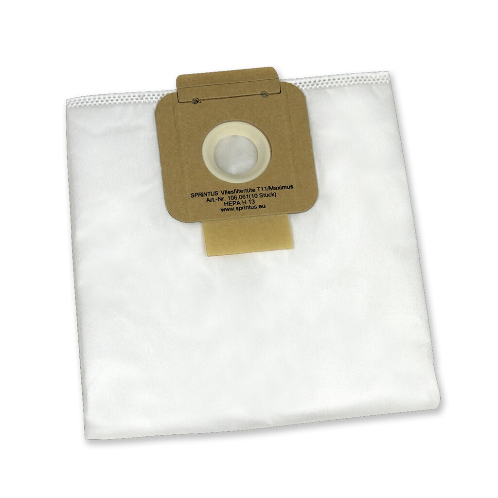 Bolsa de filtro de fieltro para aspirador en seco T11 EVO y Maximus PT