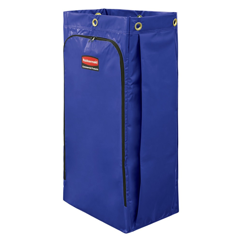 Imagen del producto: Bolsa de reciclaje con símbolo universal de reciclaje, 128 litros, azul