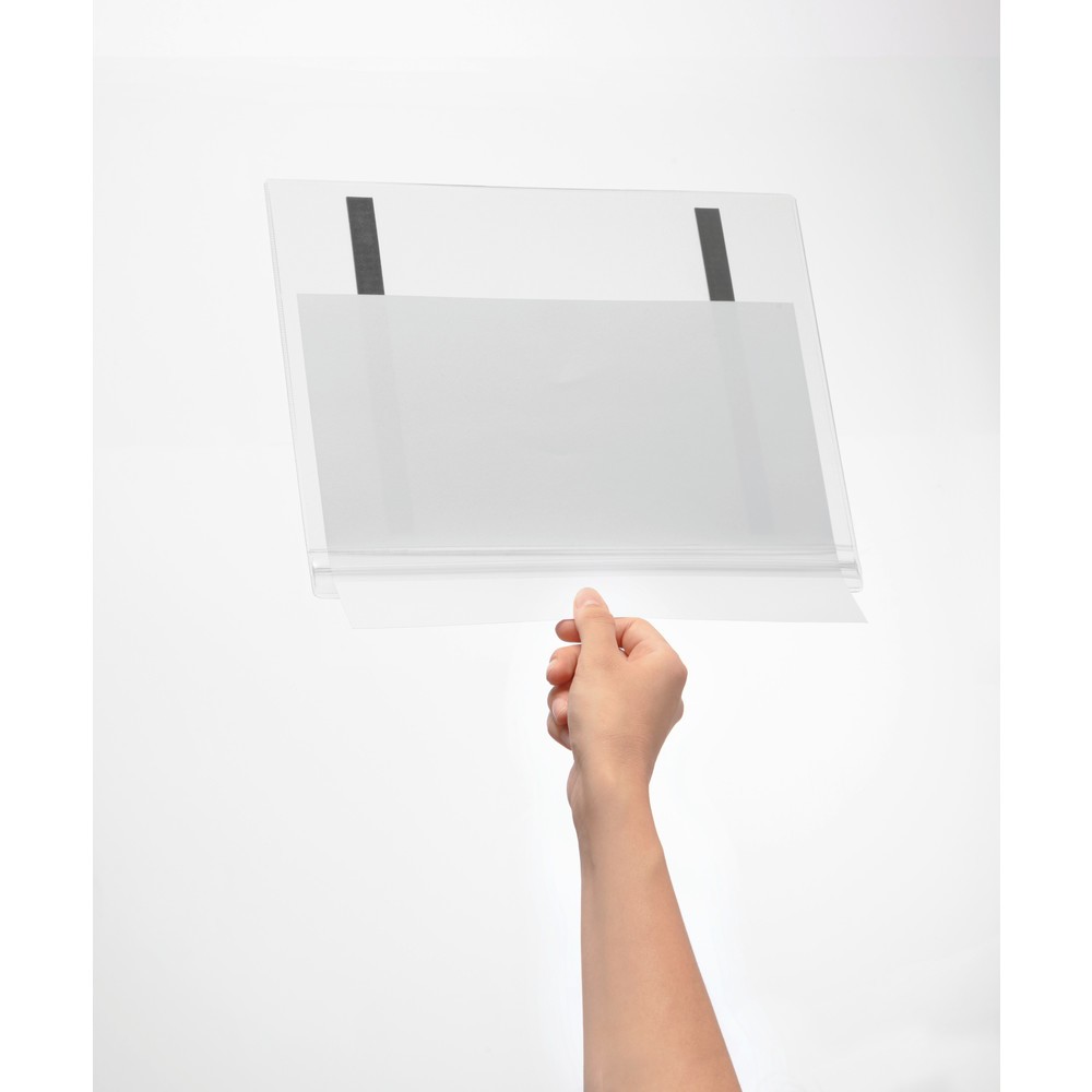 Número de imagen del producto 3: Bolsa para carteles DURABLE, impermeable, DIN A4, magnética