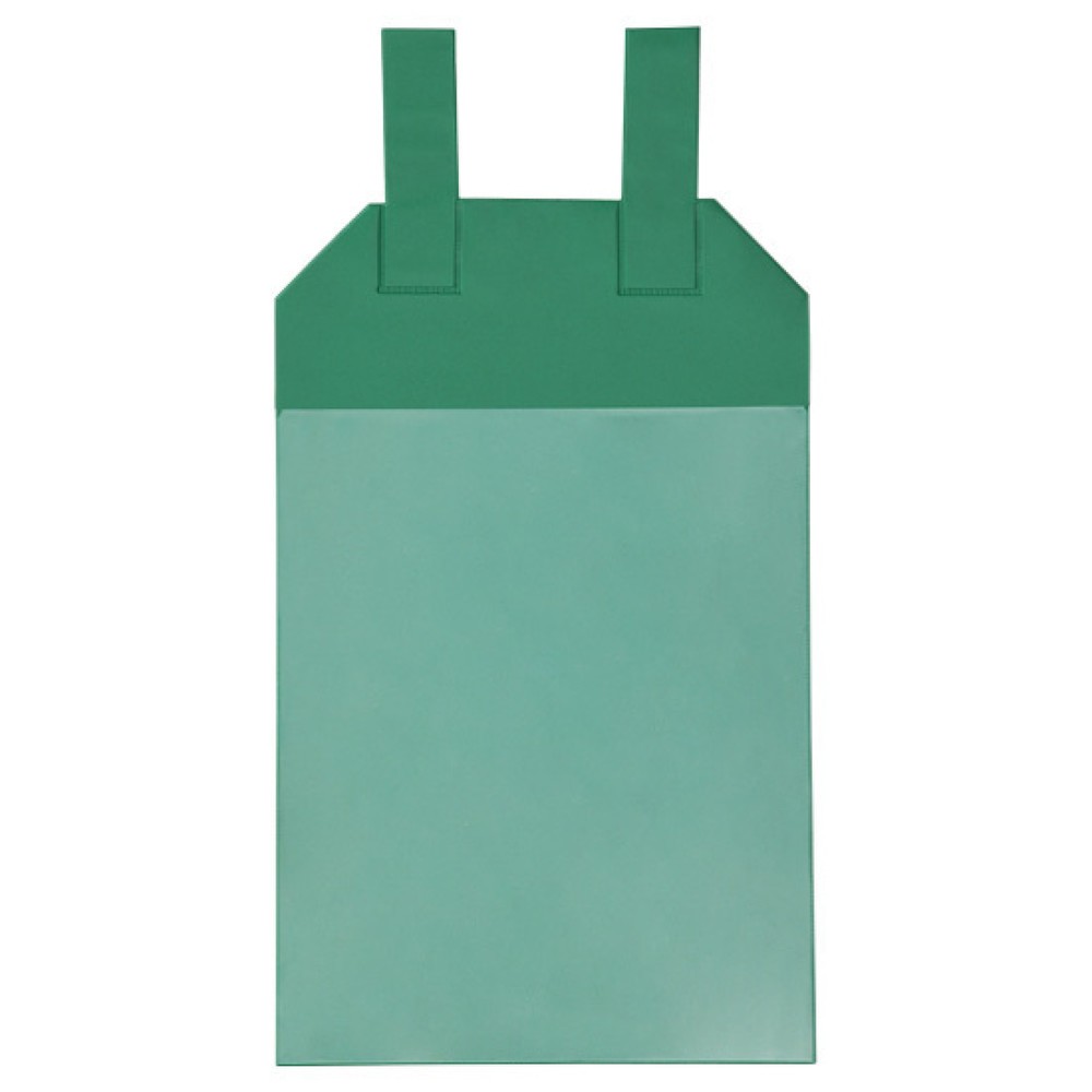 Imagen del producto: Bolsas de caja de malla alta A4 con cierre magnético, verde