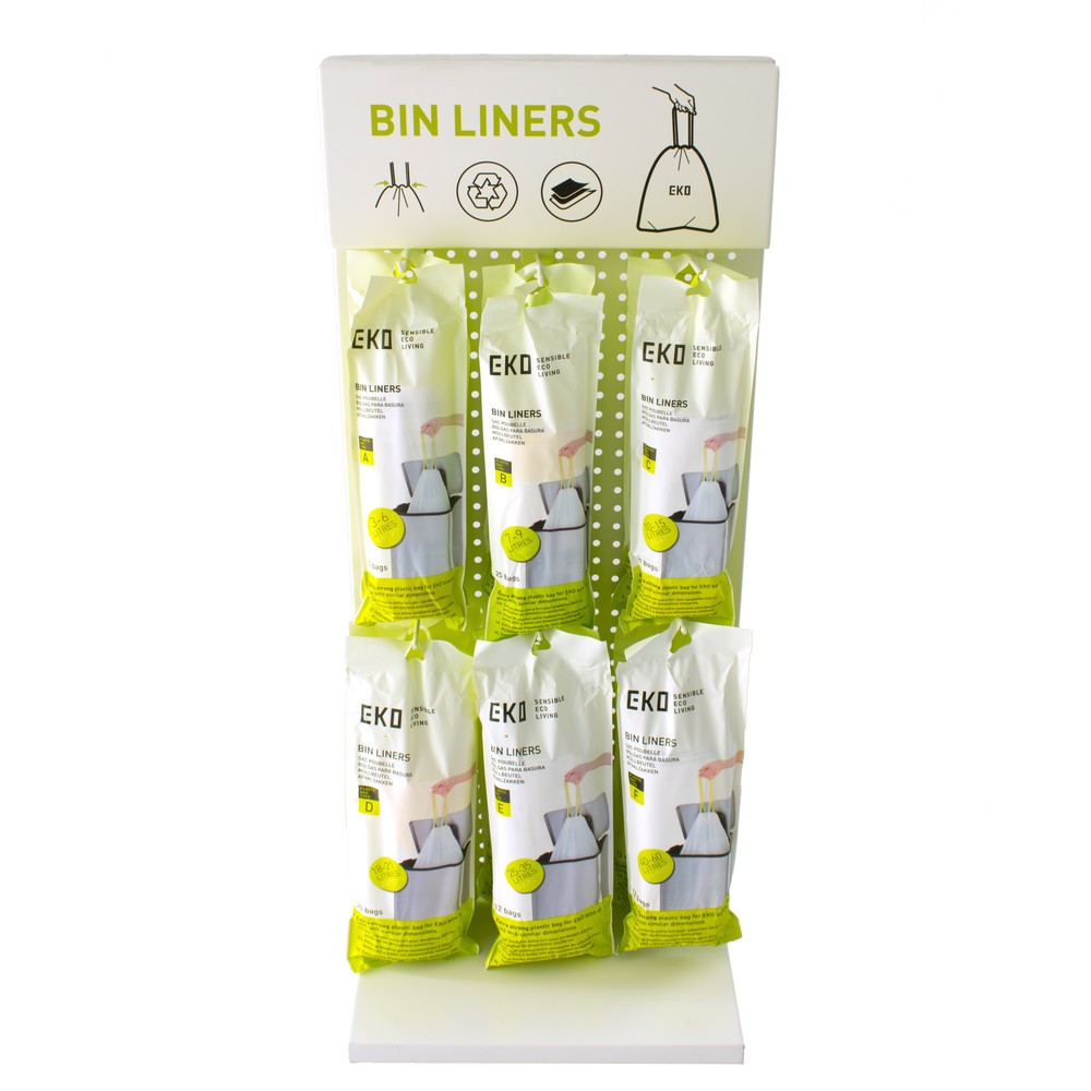 Número de imagen del producto 5: Bolsas de basura EKO, blancas, 15 litros, 420 uds./unidad de venta