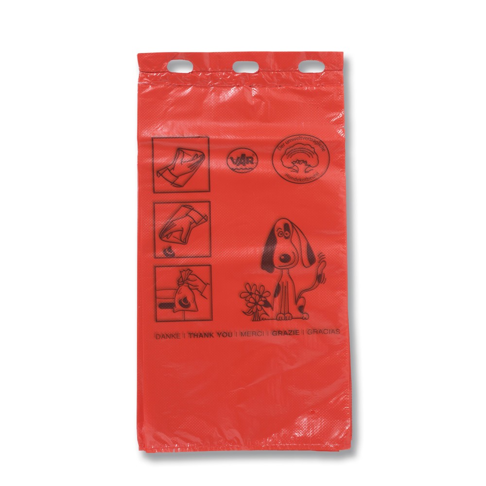Número de imagen del producto 1: Bolsa de residuo para perros, 1000 ud/caja, roja