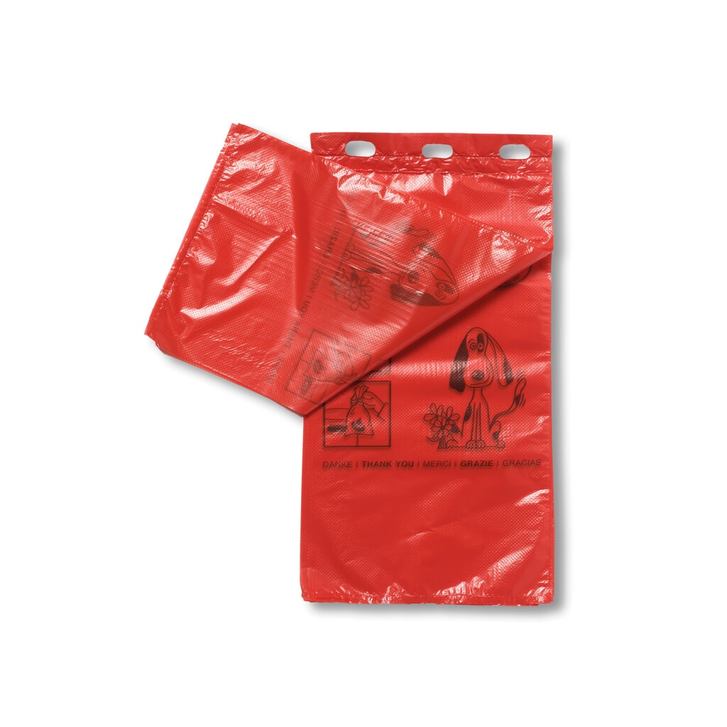 Bolsa de residuo para perros, 1000 ud/caja, roja Número de imagen del producto 2: Bolsa de residuo para perros, 1000 ud/caja, roja