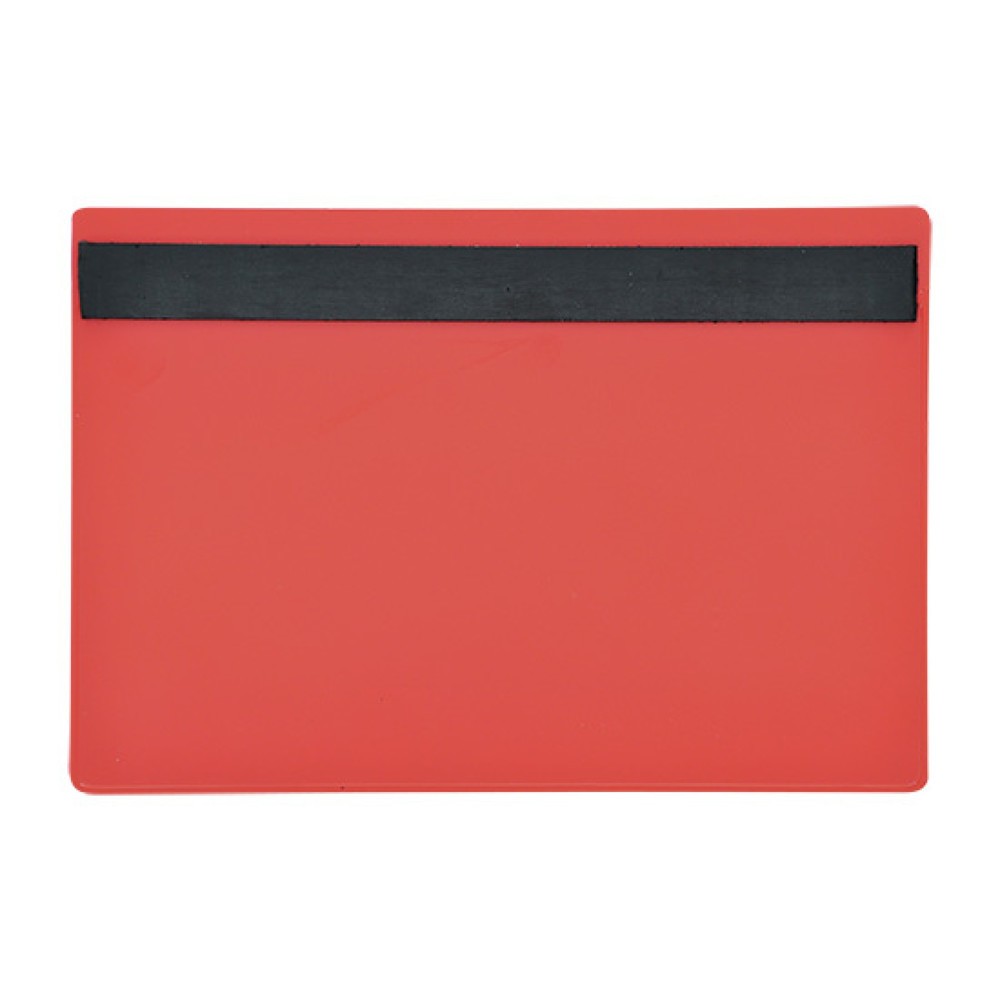 Número de imagen del producto 2: Bolsillos magnéticos, cruz DIN A6, ranura superior, rojo