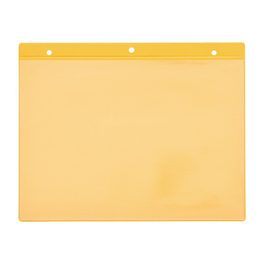 Número de imagen del producto 1: Bolsas magnéticas, DIN A5 alto, ranura superior, 2 tiras magnéticas, amarillo