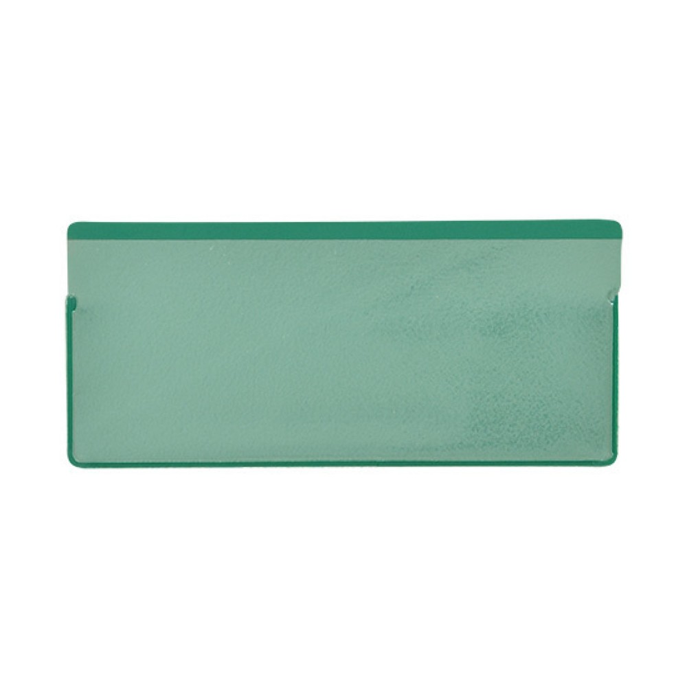 Número de imagen del producto 1: bolsas magnéticas, 50 x 110 mm, ranura superior, verde
