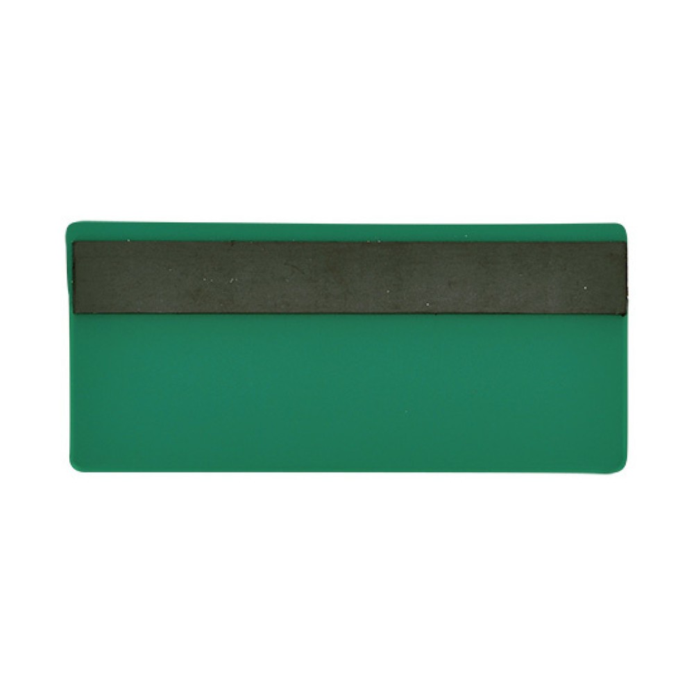 Número de imagen del producto 2: bolsas magnéticas, 50 x 110 mm, ranura superior, verde