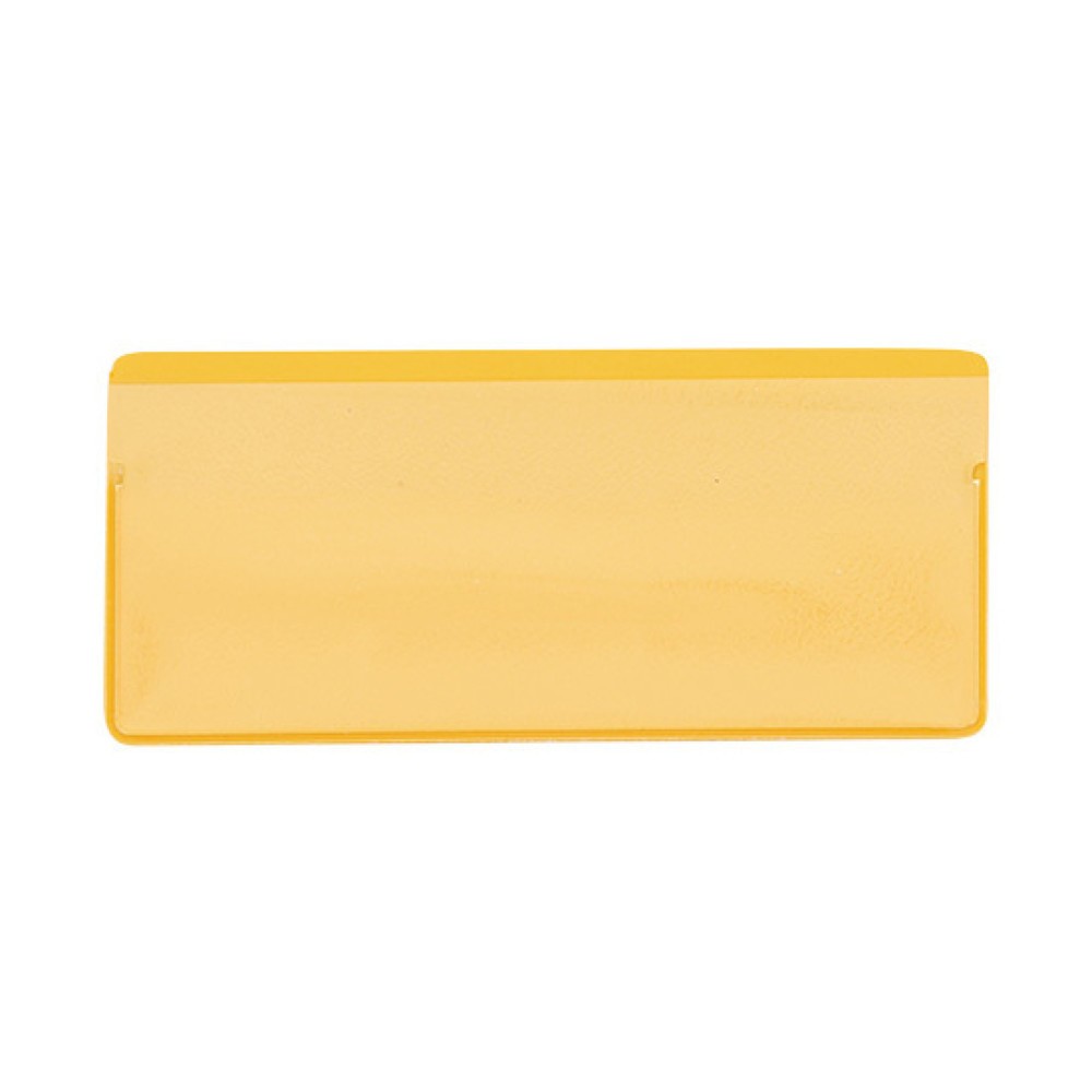 Número de imagen del producto 1: bolsas magnéticas, 50 x 110 mm, ranura superior, amarillo
