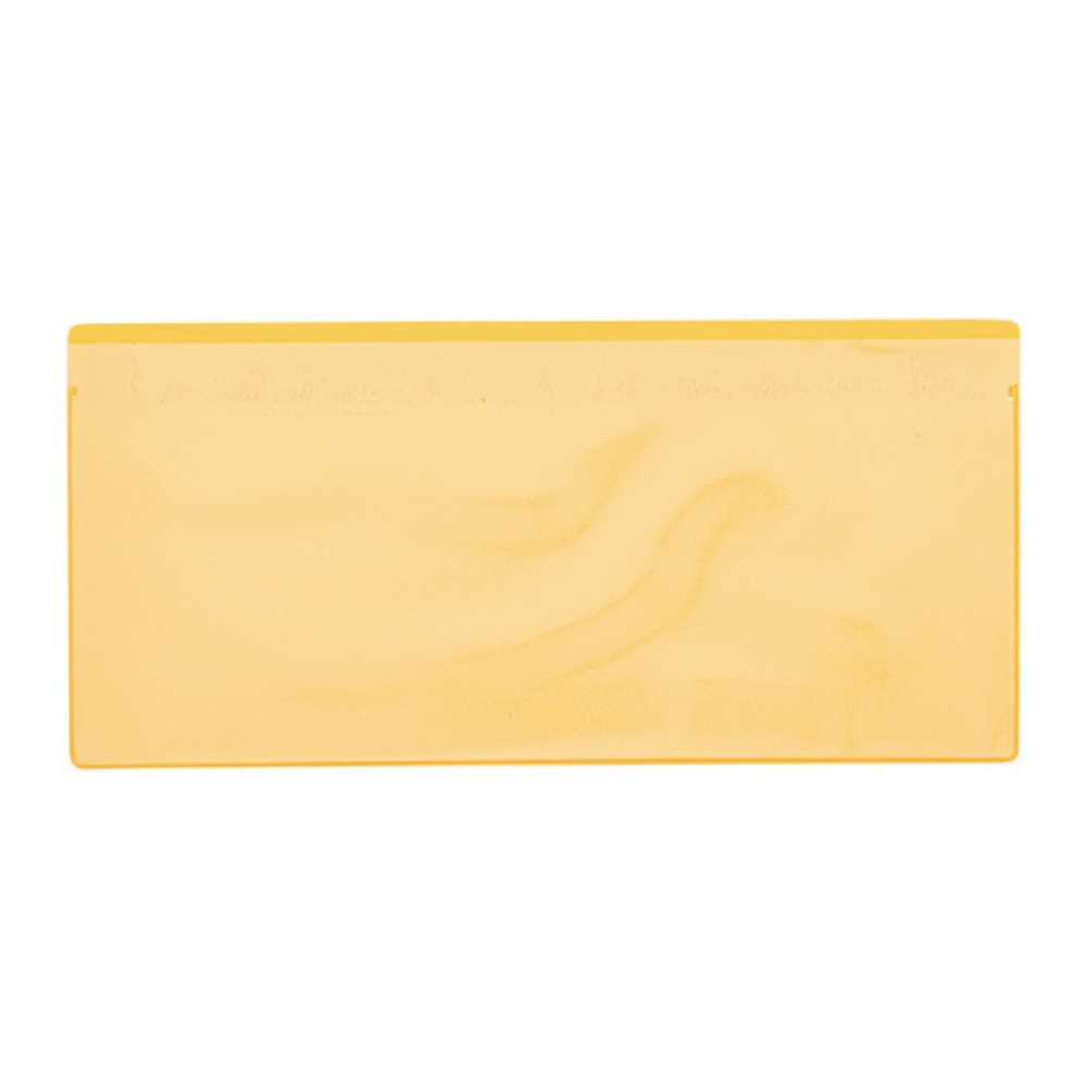 Número de imagen del producto 1: Bolsillos magnéticos, cruz DIN 1/3 A4, ranura superior, amarillo