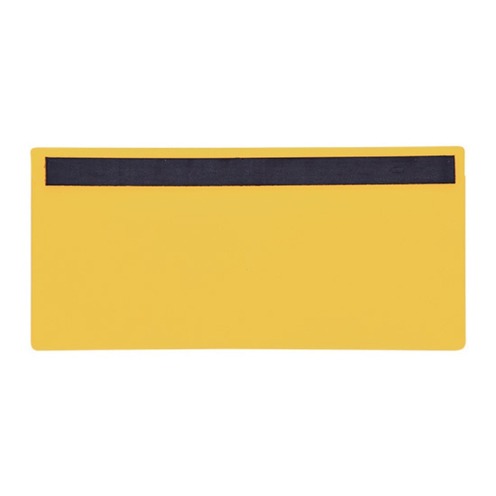 Número de imagen del producto 2: Bolsillos magnéticos, cruz DIN 1/3 A4, ranura superior, amarillo