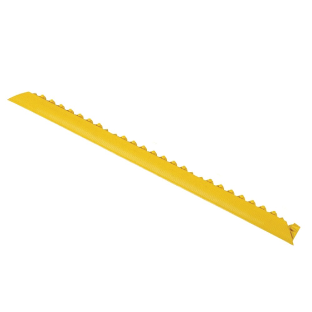 Número de imagen del producto 8: Bordes biselados de alfombras modulares para puestos de soldadura, con forma de botones, An x L 910 x 52 mm, amarillo