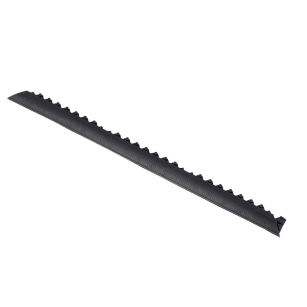 Número de imagen del producto 7: Bordes biselados de alfombras modulares para puestos de trabajo de soldadura, forma de botones, An x L 910 x 52 mm, negro