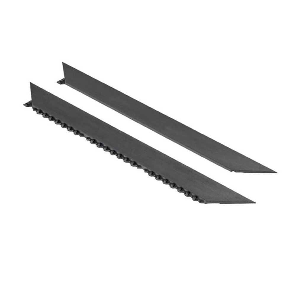 Número de imagen del producto 1: Bordillo para alfombrilla antifatiga NoTrax Cushion Ease™ / Safety Stance™, hembra, negro