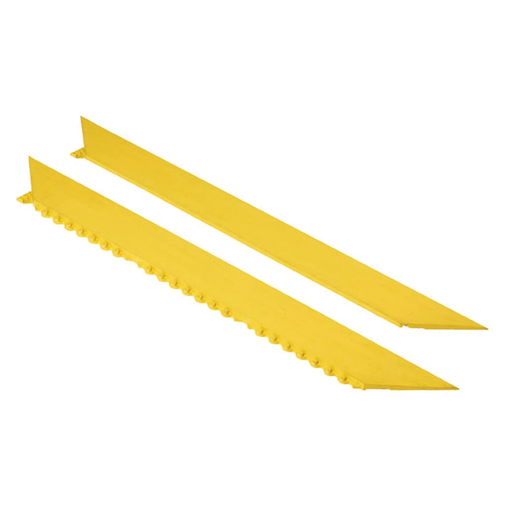 Número de imagen del producto 2: Bordillo para alfombrilla antifatiga NoTrax Cushion Ease™ / Safety Stance™, macho, amarillo