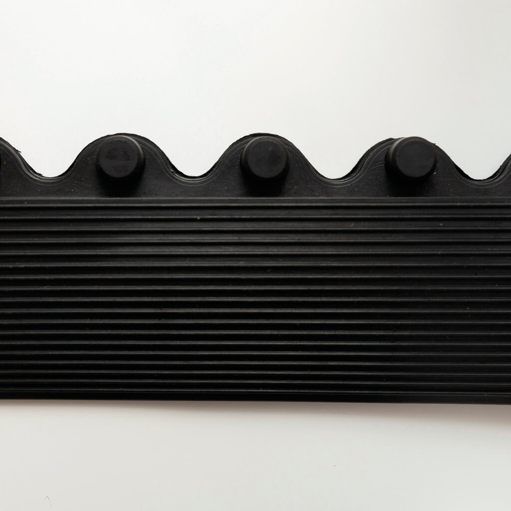 Bordillo para alfombrilla NoTrax Slabmat Carré™, macho, negro Número de imagen del producto 2: Bordillo para alfombrilla NoTrax Slabmat Carré™, macho, negro