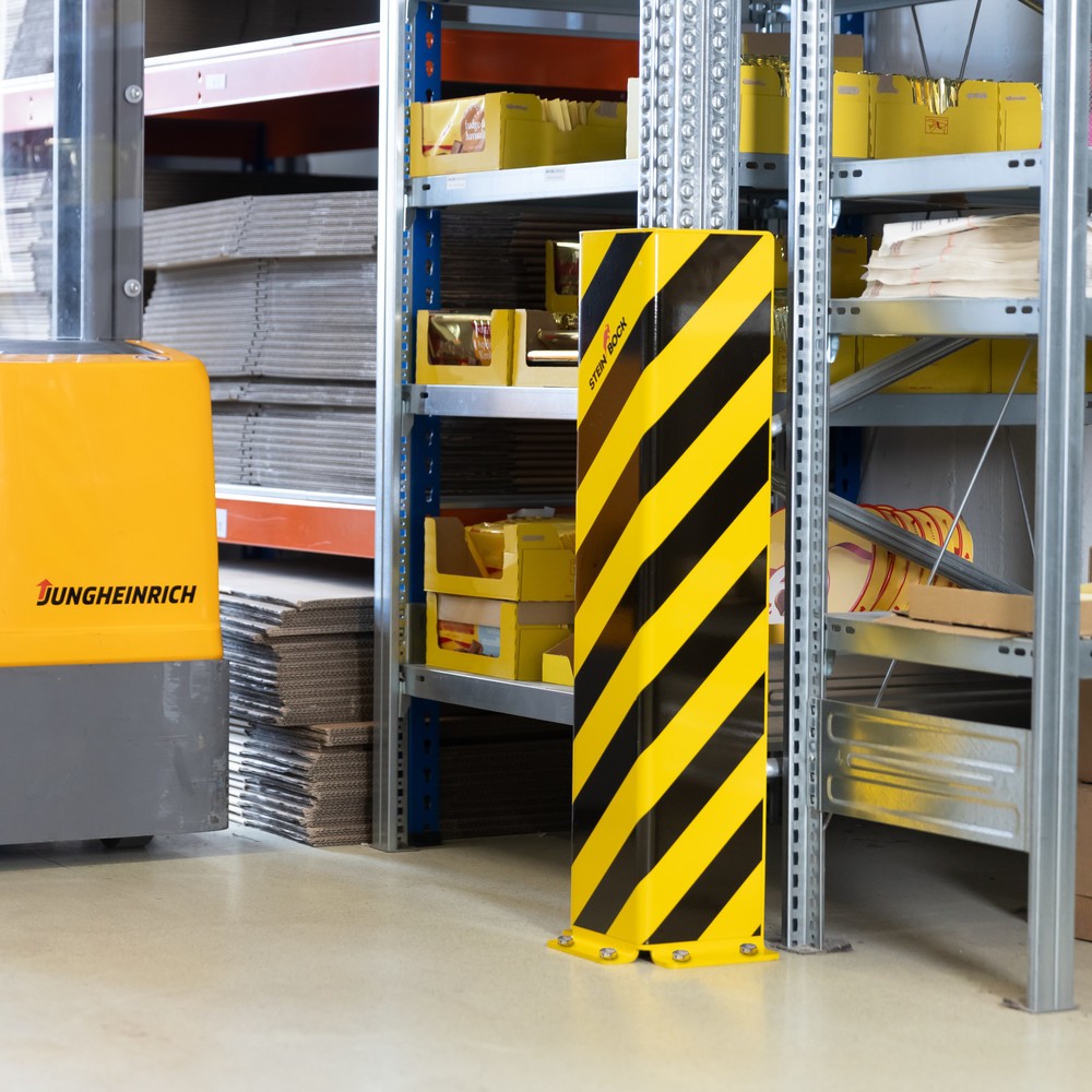 Número de imagen del producto 5: Bordillo protector Steinbock® SAW-1, perfil en U, H x A x F 800 x 160 x 160 mm