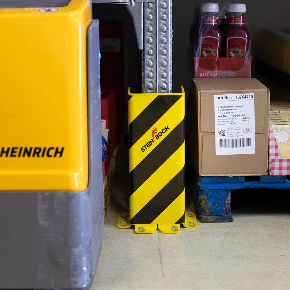 Número de imagen del producto 8: Bordillo protector Steinbock® SAW-1, perfil en U, H x A x F 400 x 160 x 160 mm
