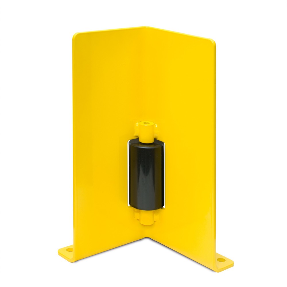 Número de imagen del producto 3: Protección anticolisión con rodillo guía, perfil angular, H x A x F 400 x 160 x 160 mm