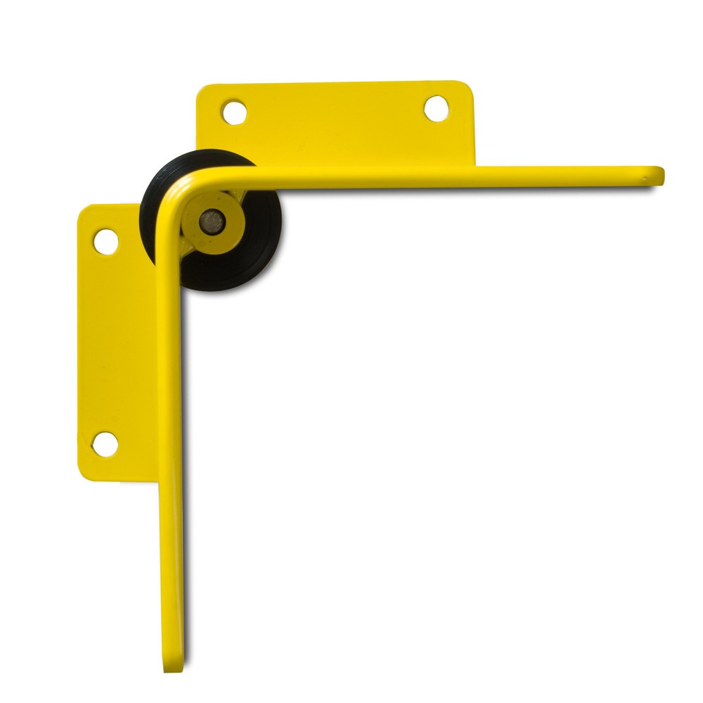 Número de imagen del producto 4: Protección anticolisión con rodillo guía, perfil angular, H x A x F 400 x 160 x 160 mm
