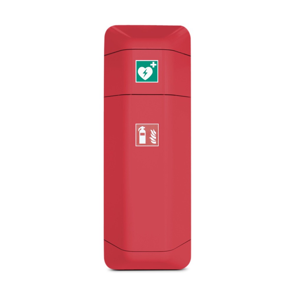 Imagen del producto: Kit de primeros auxilios rojo para gabinete de almacenamiento extintor