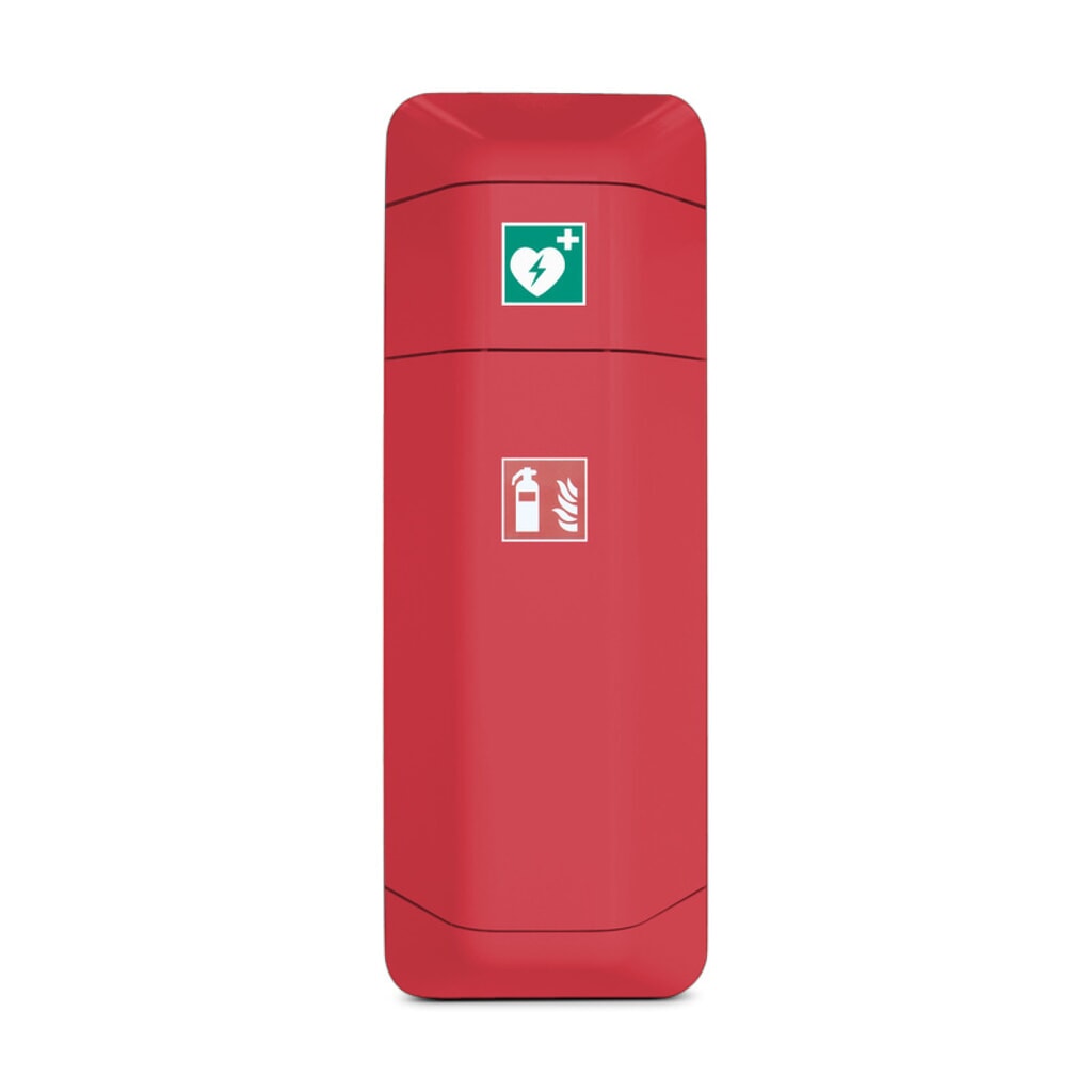 Imagen del producto: Kit de primeros auxilios rojo para gabinete de almacenamiento extintor