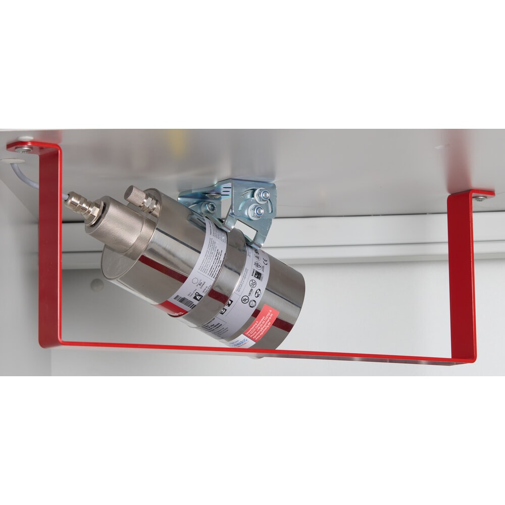 Número de imagen del producto 2: Sistema de extinción de incendios con estribo de protección para armarios de seguridad para baterías recargables asecos®