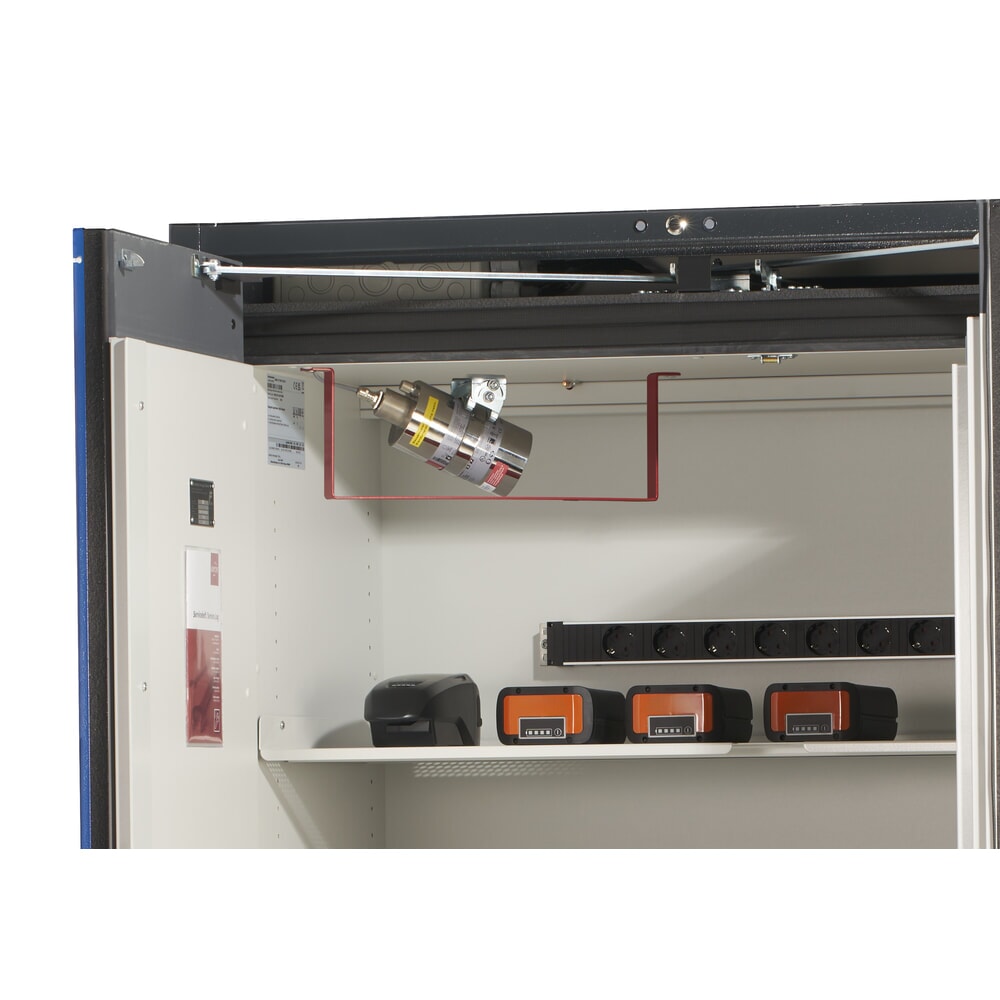 Número de imagen del producto 3: Sistema de extinción de incendios con estribo de protección para armarios de seguridad para baterías recargables asecos®