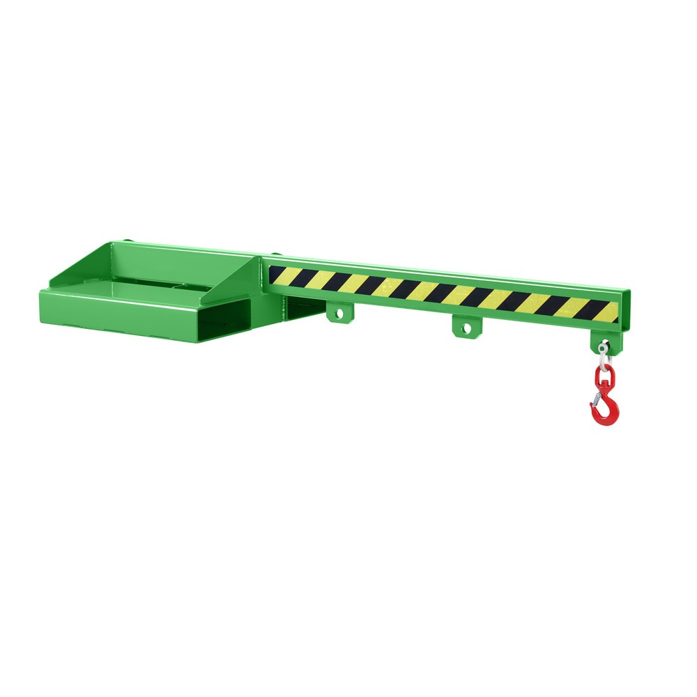 Número de imagen del producto 1: Brazo de carga, modelo RLA, fondo 1.500 mm, CC 250 - 1.000 kg, RAL 6018 verde amarillento