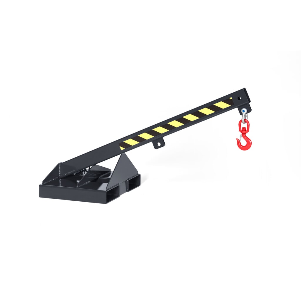 Número de imagen del producto 1: Brazo de grúa RR-Industrietechnik® tipo RLH, capacidad de carga 350 - 1.000 kg, RAL 7016 gris antracita