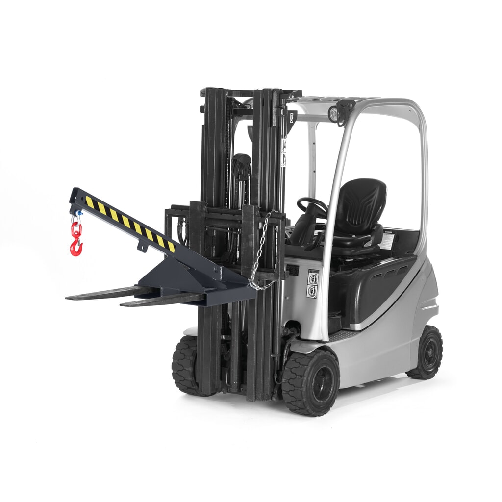Número de imagen del producto 2: Brazo de grúa RR-Industrietechnik® tipo RLH, capacidad de carga 350 - 1.000 kg, RAL 7016 gris antracita