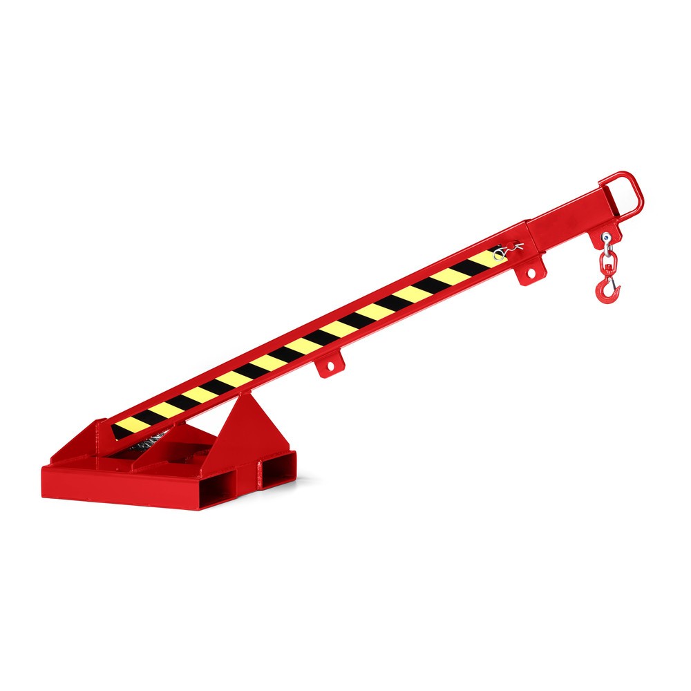 Número de imagen del producto 1: Brazo de carga, modelo RLH-T, CC 175 - 1.000 kg, extensible, RAL 3000 rojo fuego